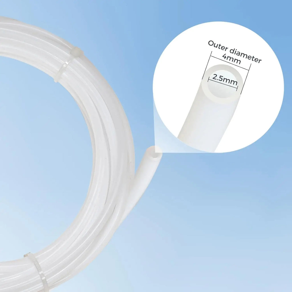 Official PTFE Tube 2.5mm ID 4mm OD, for Bambu Lab X1/ X1C/ P1P/ P1S/ A1/ A1 Mini, Creality K1 Max/Ender 3 V3 3D Printer.