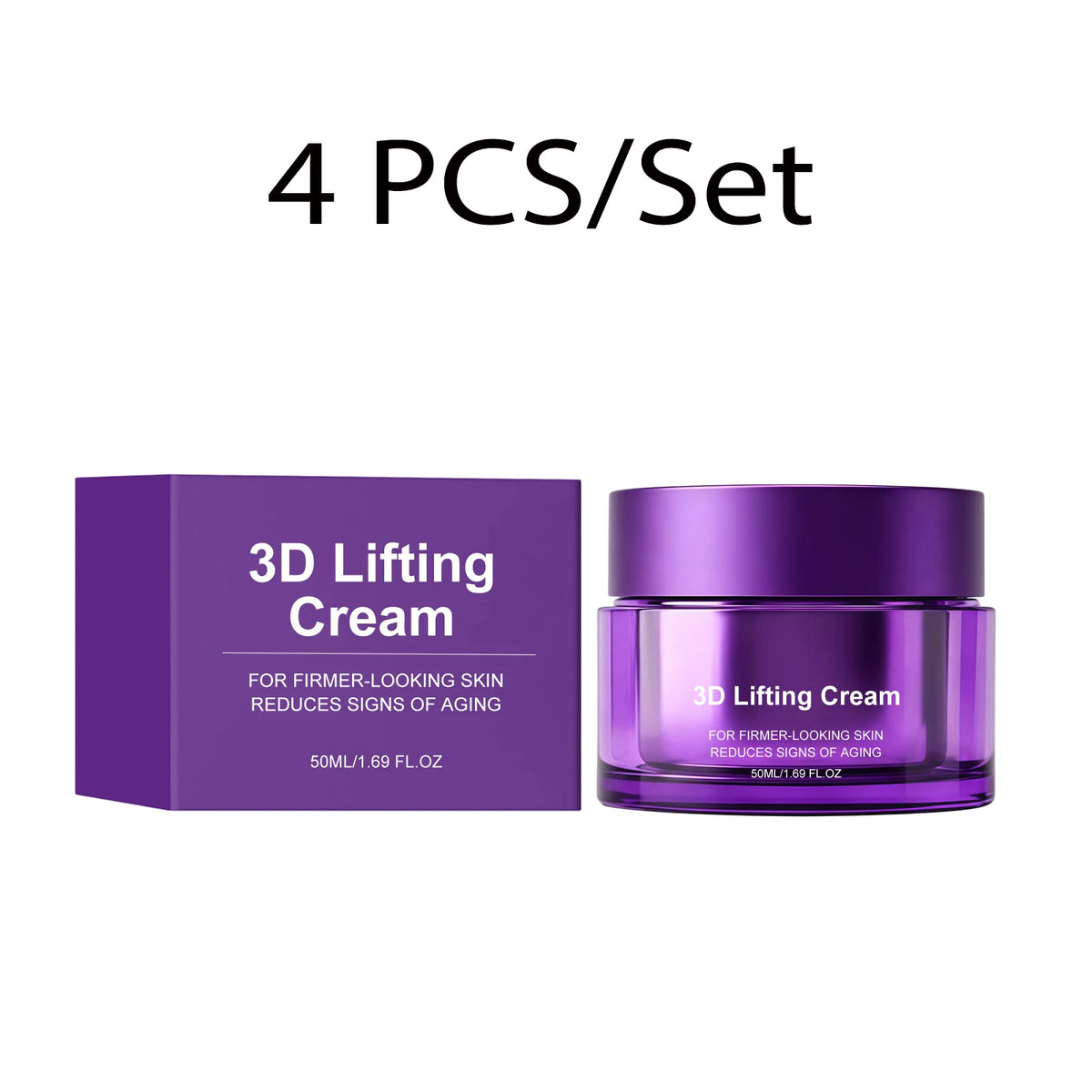 3D Lifting Face Cream Firming Contour Smooth Fine Lines Deep Hydrating Repair Moisturizer Skin Elasticity Face Care Cream 50ml