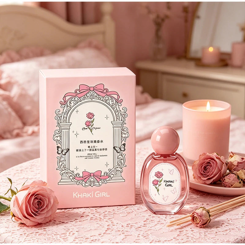Fresh Rose Fragrance Eau De Toilette Long Lasting Romantic Scent Perfume Elegant Floral Aroma Women Gentle Fragrance Perfume