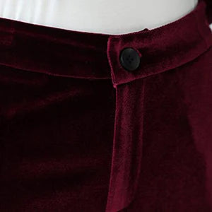 Women's Double Breasted Velvet Suit, 2 Piece Business Meetings and Office wear, Wedding banquets, Dinners and Dances