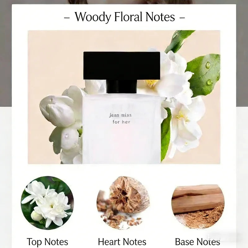 100ml Premium Eau de Parfum for Her, Sophisticated Woody Floral Scent Perfect for Daily Wear