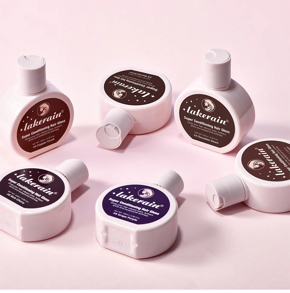 Hair Glaze Super Gloss Color Conditioning Gloss Rinse Out Semi-Permanent Hair Gloss that Enhances Color Nourish and repair Easy