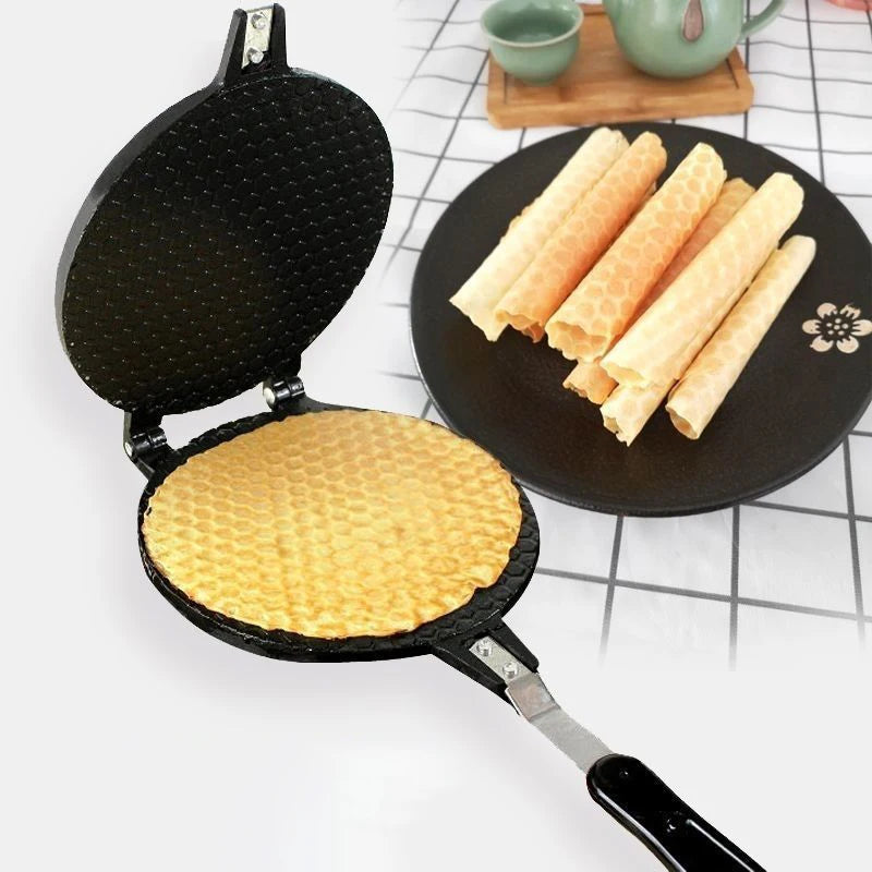 Nonstick Egg Roll Waffle Maker, Cake Mold, Home Bakeware, DIY Mini Ice Cream Cone Tool, Baking Pastry Utensils, Kitchen Supplies