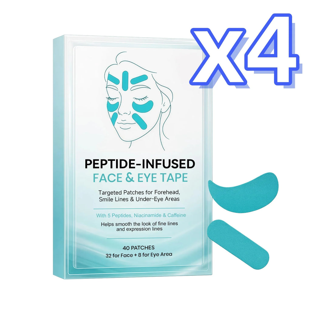 Peptide-Infused Face & Eye Tape Wrinkle Removal Sticker Smooth Forehead Smile Lines Wrinkles Peptide Facial Tape Skin Care Tools