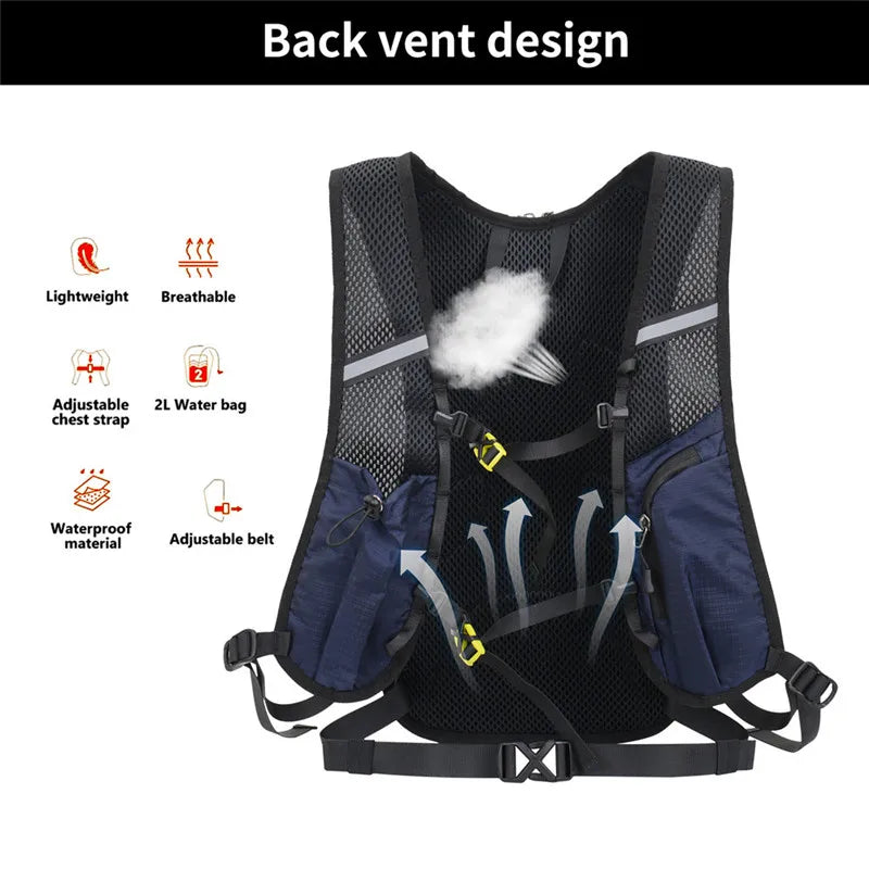 Hiking Backpack 18L Ultralight Travel Bag for Men Women Large Capacity Outdoor Sports Camping Climbing Hiking Cycling Backpack