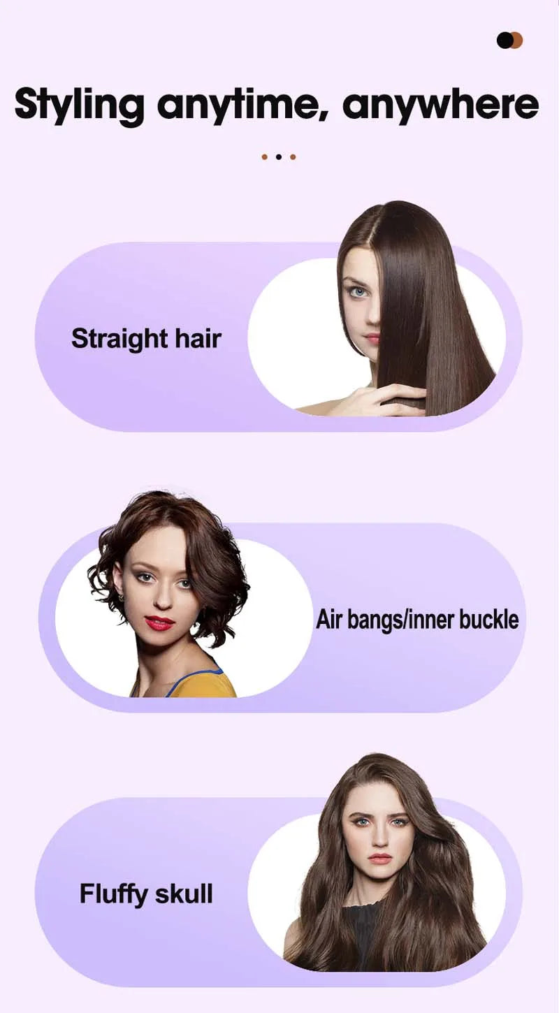 Electric Straightening Brush One-Step Heated Straightener Flat Iron Smooth Anti Frizz Hair Electric Brush Straightener Comb