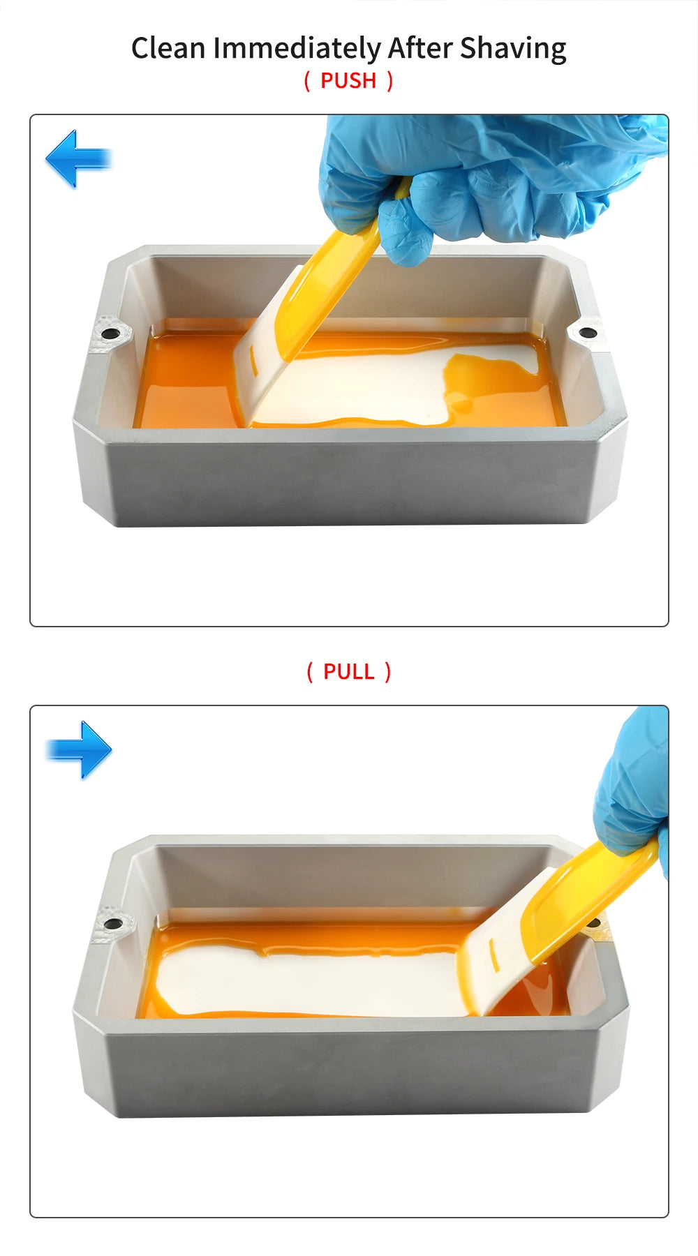 3D Printer Light Curing Cleaning Scraper 3D Printer Part Shovel Resin Spatula Cleaning Tool for Anycub Photon Elego MARS LCD DLP