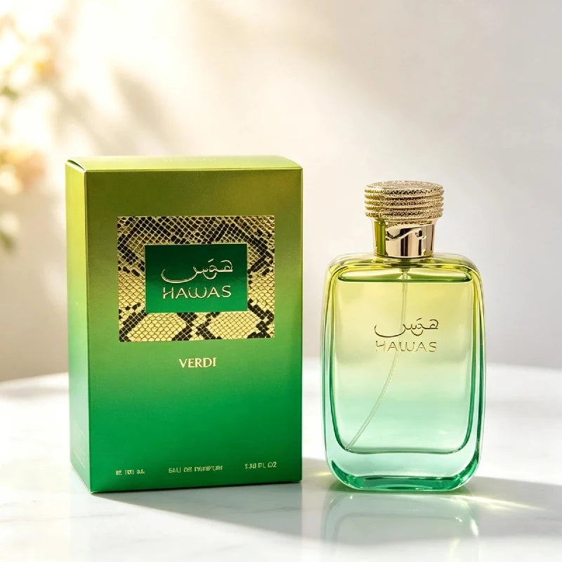 Eau de Parfum Unisex de 100 ml, Aroma Oriental Amaderado Fresco y Duradero, Fragancia Ligera y Elegante, Ideal para la Oficina,