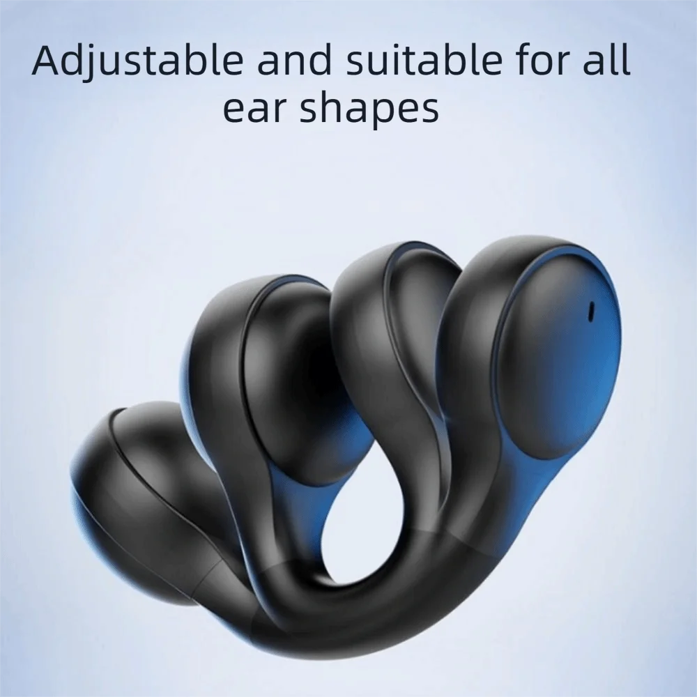 Charging Earphones Bone Conduction Headphones Clip-On Design Bluetooth5.4 Bluetooth Headset Noise Reduction Open Ear