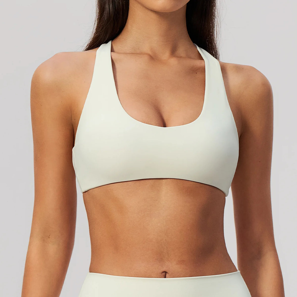 NCLAGEN Sport Bra Women High Support Fitness Brushed Underwear Back Cross Gym Clothes Training Yoga Top Pilates Workout Tank