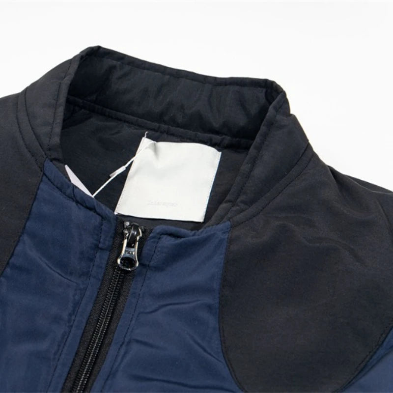 Undermycar POA Racing Suit Multi-color Printed Cotton Jacket VIBE Streetwear V-neck Couple Shoulder-Padded Coat