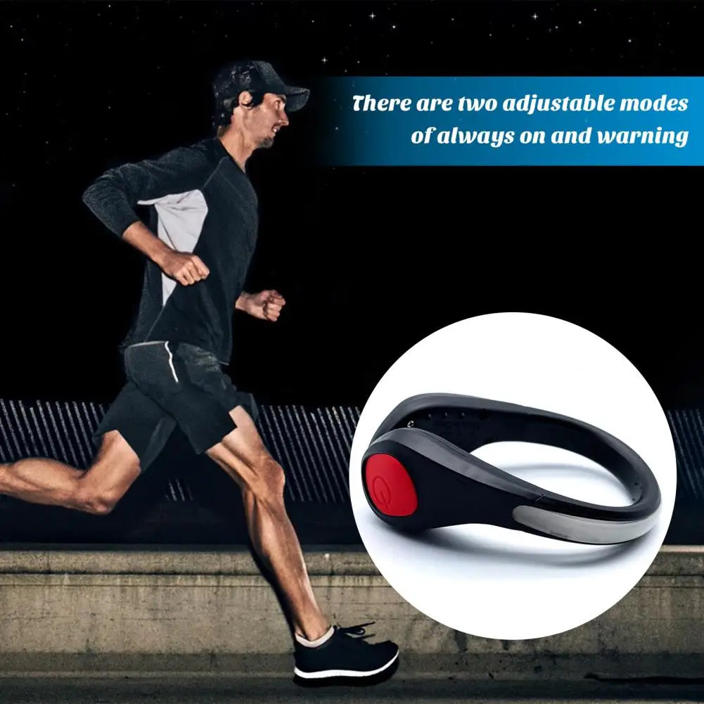 Shoe Clip Lamp Multiple Lighting Modes LED Shoes Light Simple Installation Sports Shoe Light  Night Running Shoe Safety Light