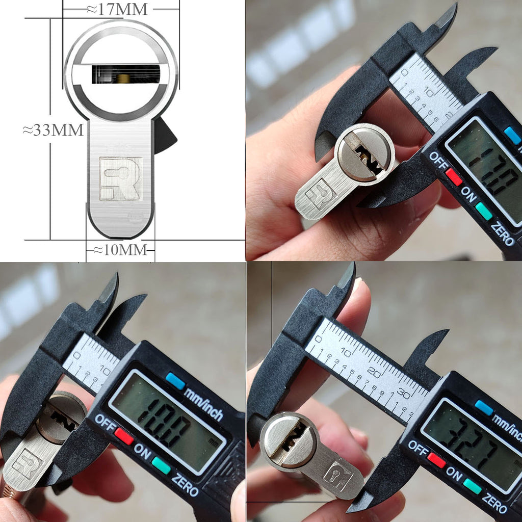 Customize the same key to open all cylinder doors European standard high quality Door lock 11-pin anti-theft lock cylinder