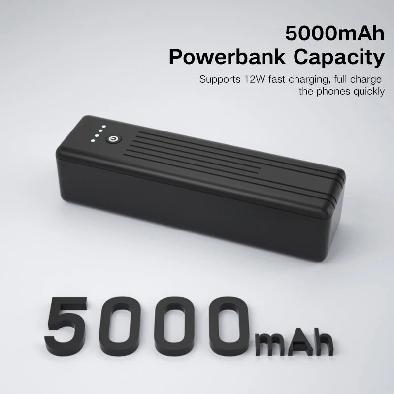 PHOMAX Universal Mini Power Bank 5000mah Led Digital Display Power Bank Portable Charger Small Power Bank for Smartphones