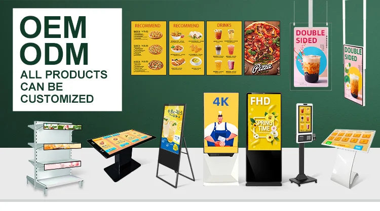 VISIGN 27 32 43 Inch Interactive Self Service Payment Kiosk Interactive Touch Screen Kiosk Self Ordering Kiosk Machine for Hotel