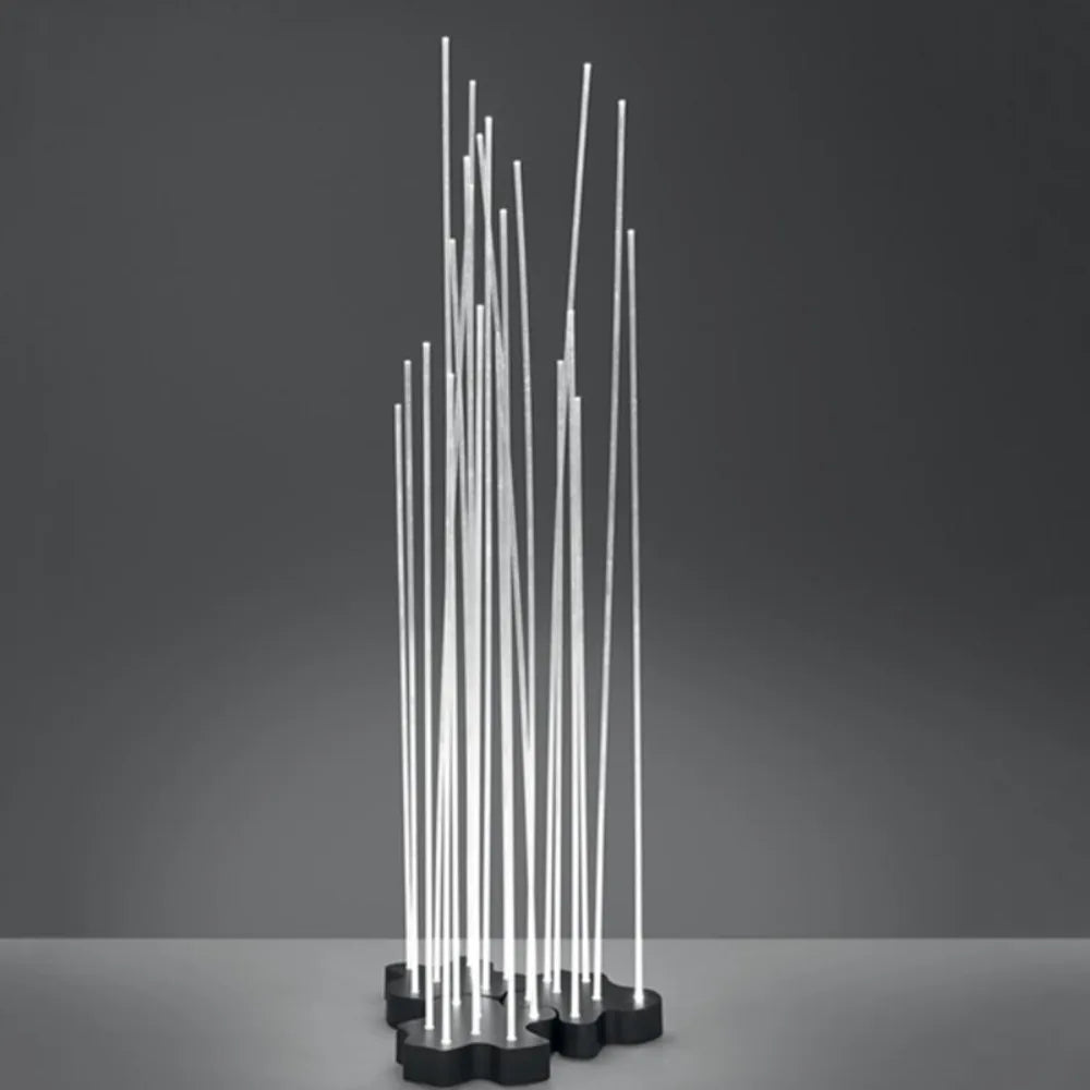 Modern simple stainless steel acrylic outdoor lawn lamp, high-grade durable lamp body, garden landscape waterproof reed lamp