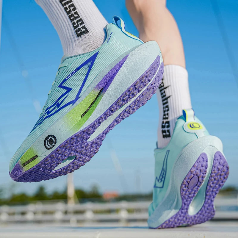 Running Shoes Carbon Plate Marathon Speciality Men Sports Breathable Lightweight Women's Comfortable Chunta Leisure Sneakers