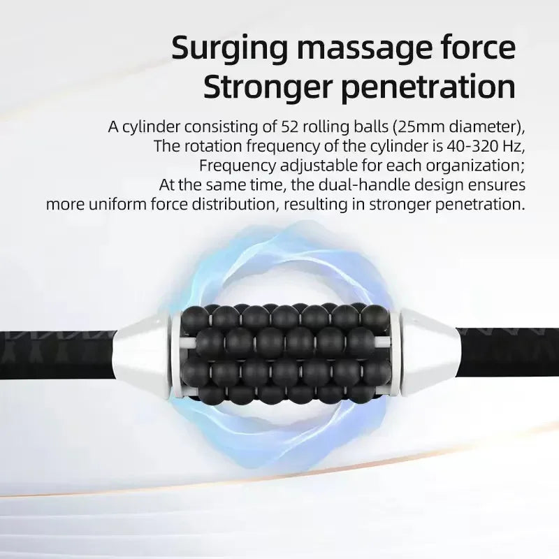 70W Electric Roller for Muscle Body Relaxing High Frequency Rolling Massage Rechargeable Body Shapping Slimming Machine