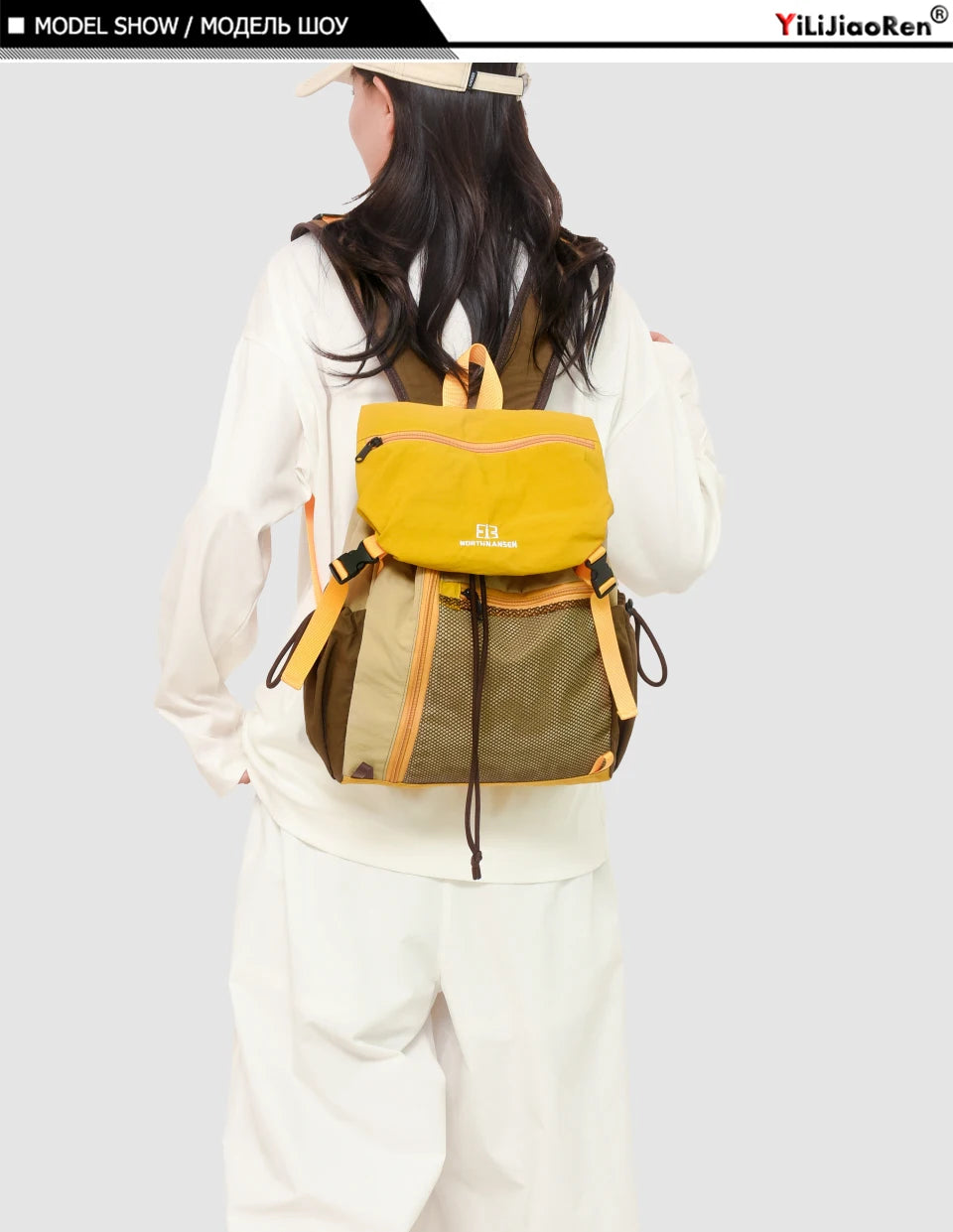 Fashion Commuter Backpack Female Waterproof Nylon Daypack Women Large Capacity School Bag for Girls Lightweight Travel Knapsack