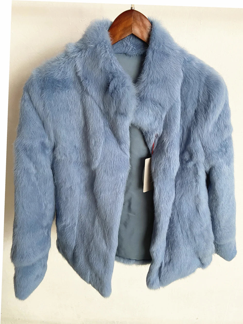 Natural Rabbit Fur Coat Women Winter Jacket Real Leather And Fur Bolero Women's Clothing Female Outerwears With 2025 Black Cold