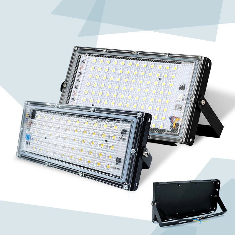LED Floodlight 50W 100W AC220V 230V High Brightness Lighting Outdoor Waterproof Floodlight Outdoor Road Garden Courtyard Lights