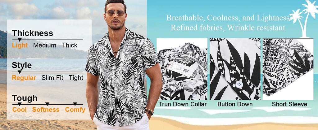 Hawaii Fashion Black And White Plaid Shirt Summer Simple Daily Men's And Women's Lapel Button Down Tops Oversized Cool Casual