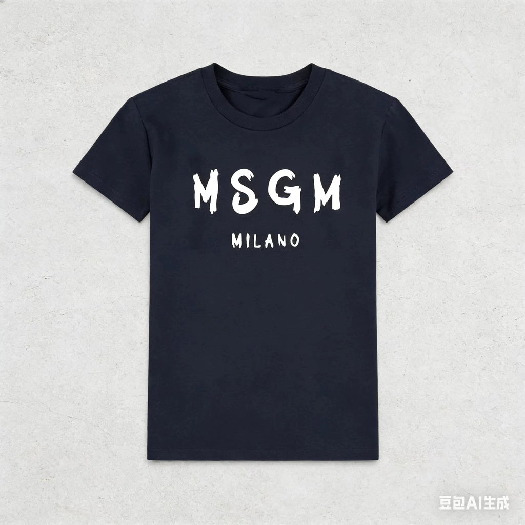 Korean Y2K Trend Simple Letter Print Unisex T Shirt 2026 Summer 100% Cotton Round Neck Loose Short Sleeve Casual Streetwear Tops