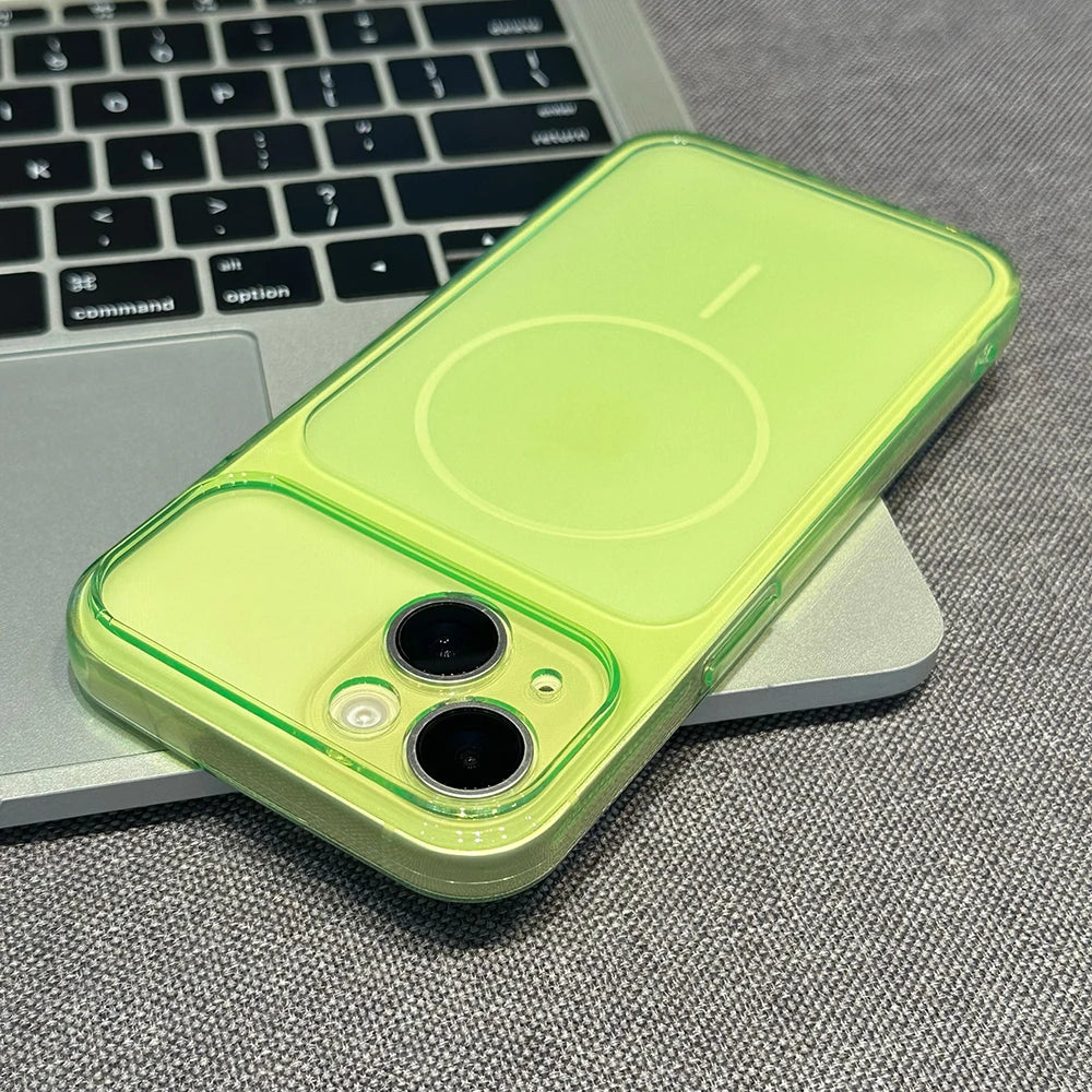 Ultra Thin Matte Clear For Magsafe Wireless Charging Soft TPU Case for iPhone 17 16 15 14 Plus 13 12 11 Pro Max Shockproof Cover