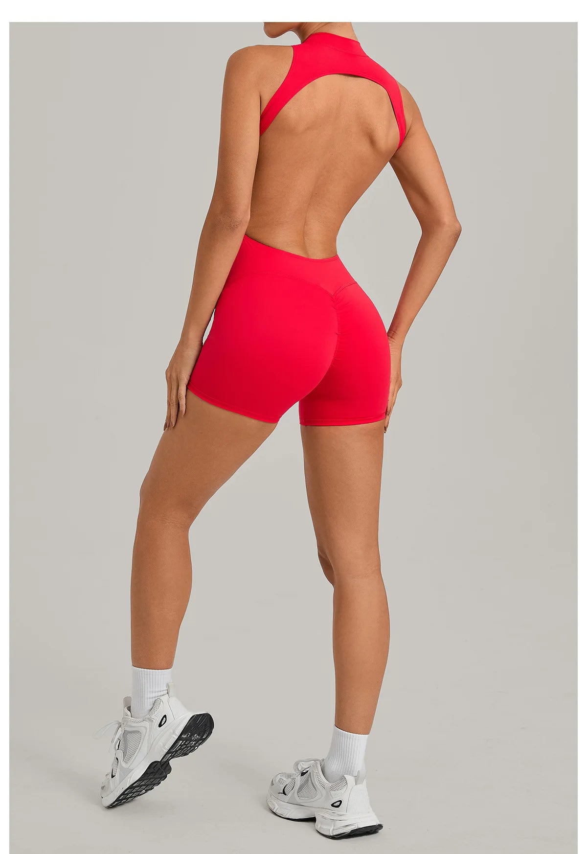 Sport Jumpsuit Padding Fitness Overalls Push Up Gym Clothes Woman Workout Clothes 2026 Black Red Mono Combinaison Coffee Navy