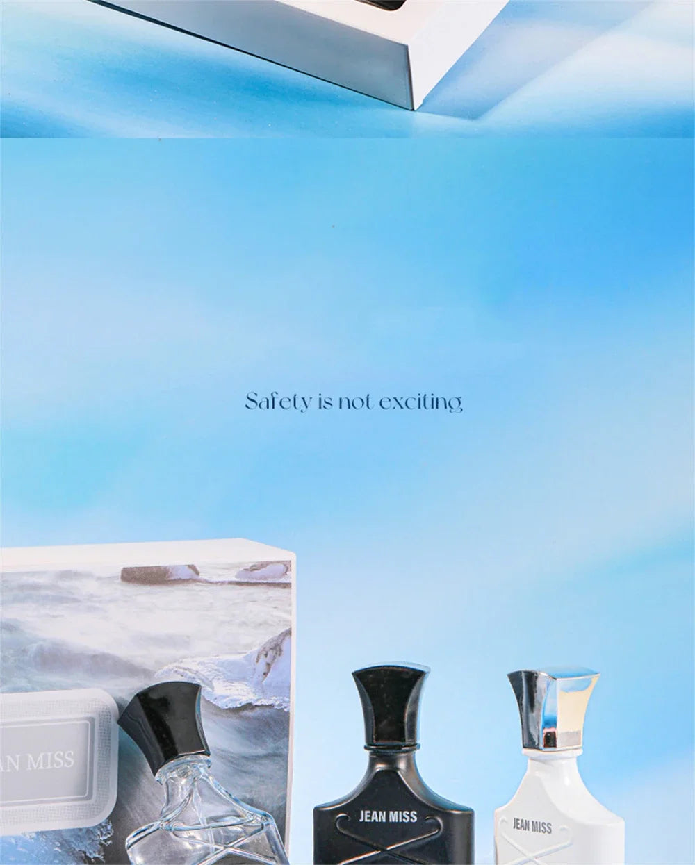 Fresh Natural Perfume For Men Gift Box 3pcs Set Lasting Cologne Scent JEAN MISS Brand Parfum Charming Man Perfumes Hombres