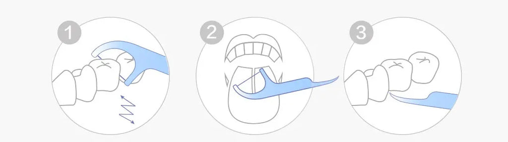 300pcs SOOCAS Professional Dental Flosser Ergonomic Design Food Grade-New/Old Versions Delivered Randomly