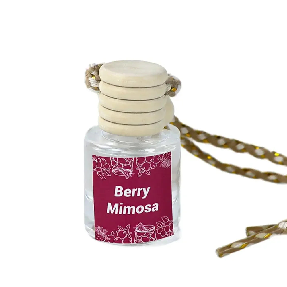 Car Hanging Perfumes Pendant Portable Hanging Aromas Men Present Women Hanging Air Freshener Bottle Car Glass Diffuser Frag J3C4