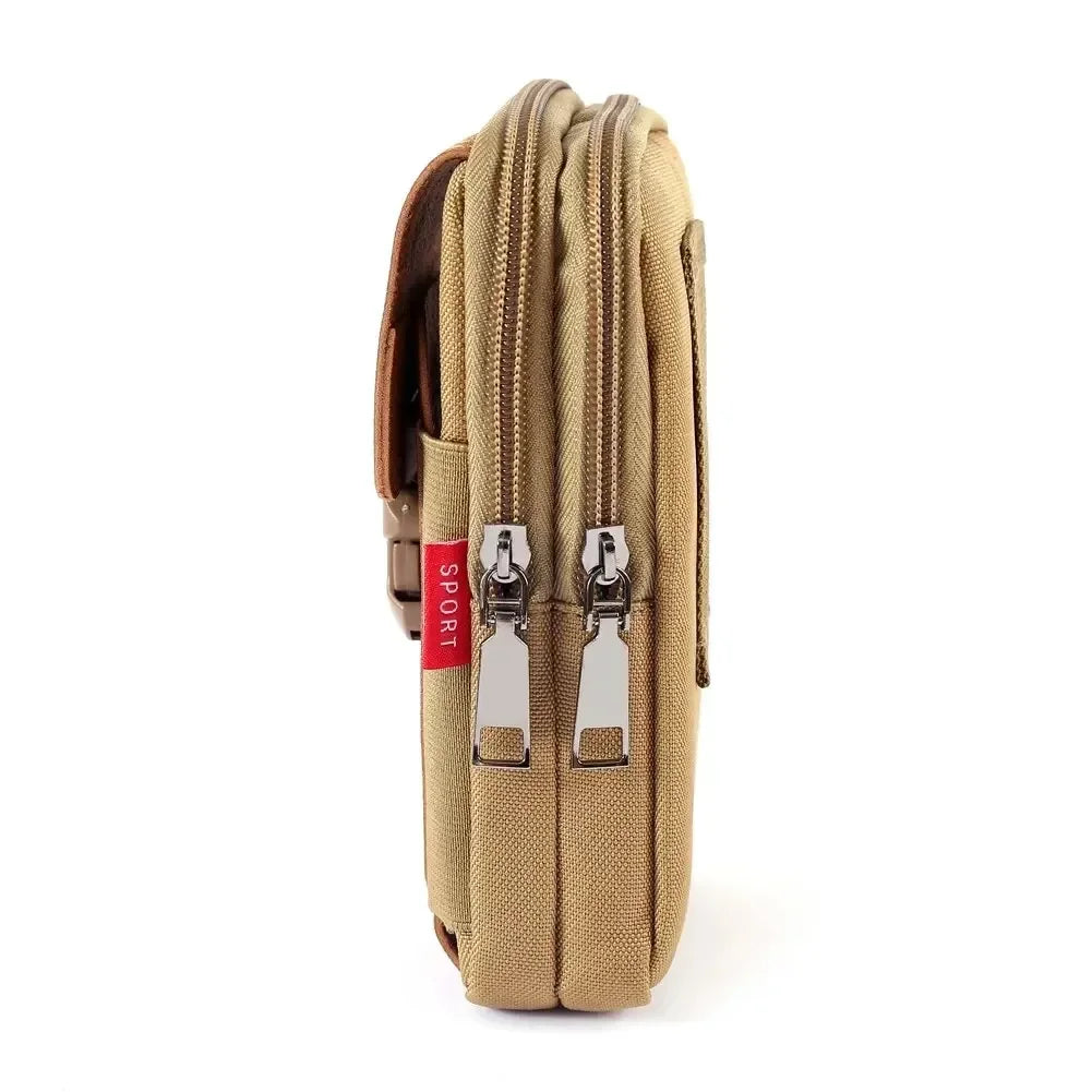 Unisex Belt Pouch Phone Pouch Phone Holster Pouch Mobile Belt Pouch Small Tactical Belt Backpack Card Holder