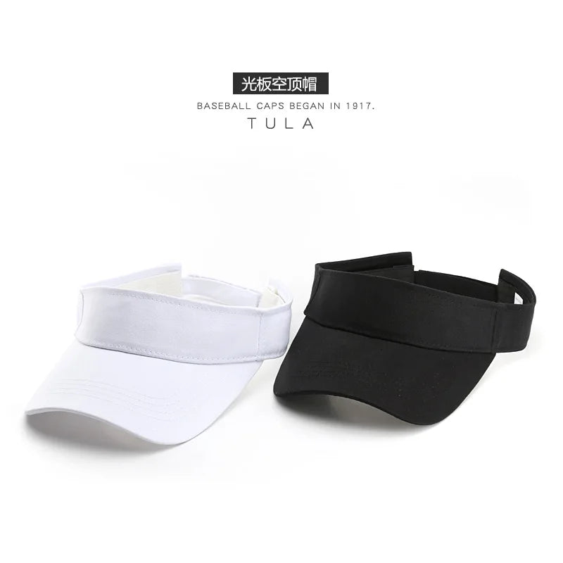 Fashionable and simple solid color visor cap for men, outdoor duckbill cap, Japanese style breathable sun protection
