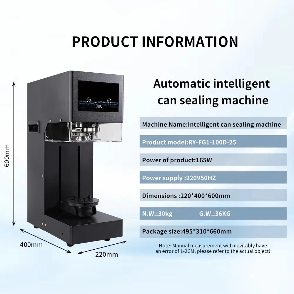 Commercial New Product Portable Beverage Can Sealing Machine Beer Juice Coffee Canning Closing Sealing Machine