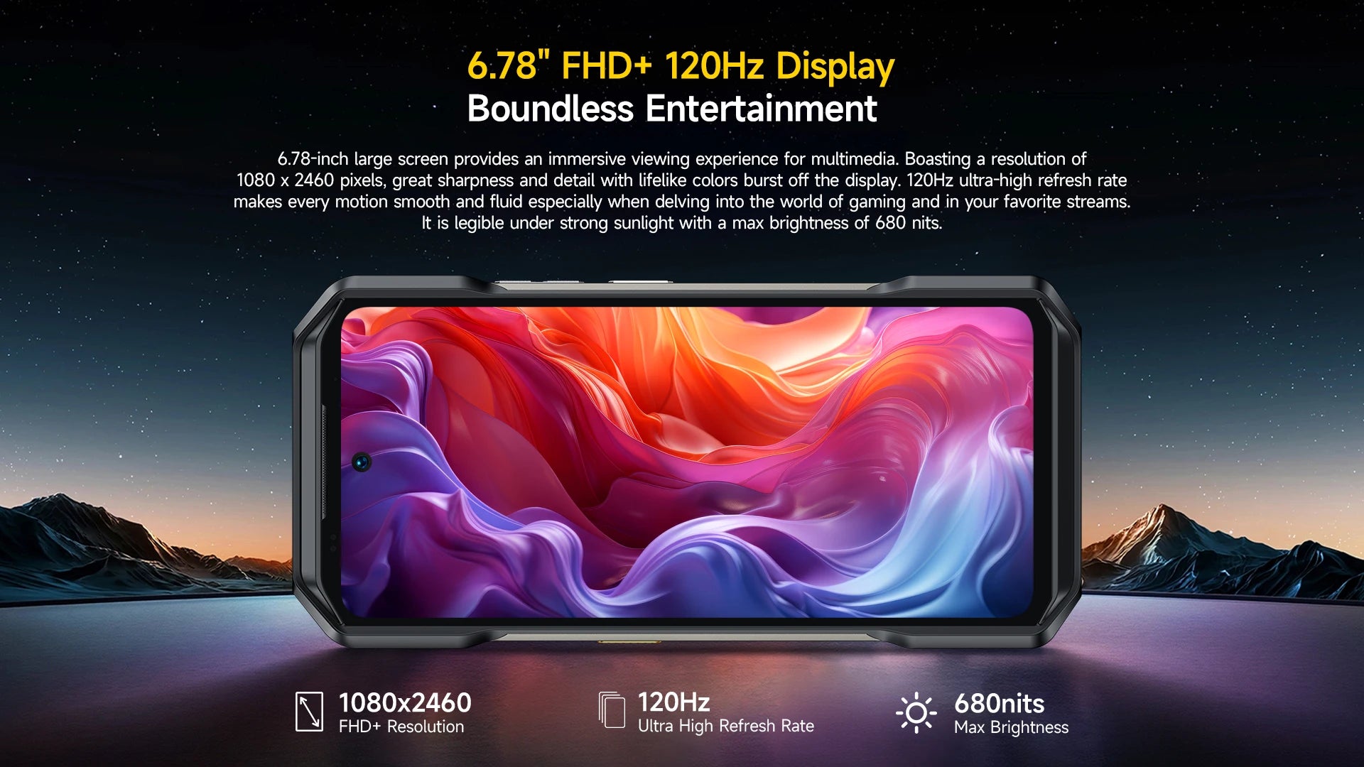 Ulefone Armor 27 Pro 5G 10600mAh Smartphone 50MP Camera 64MP Night Android 14 Rugged Phone Up to 24GB+256GB NFC Waterproof Phone