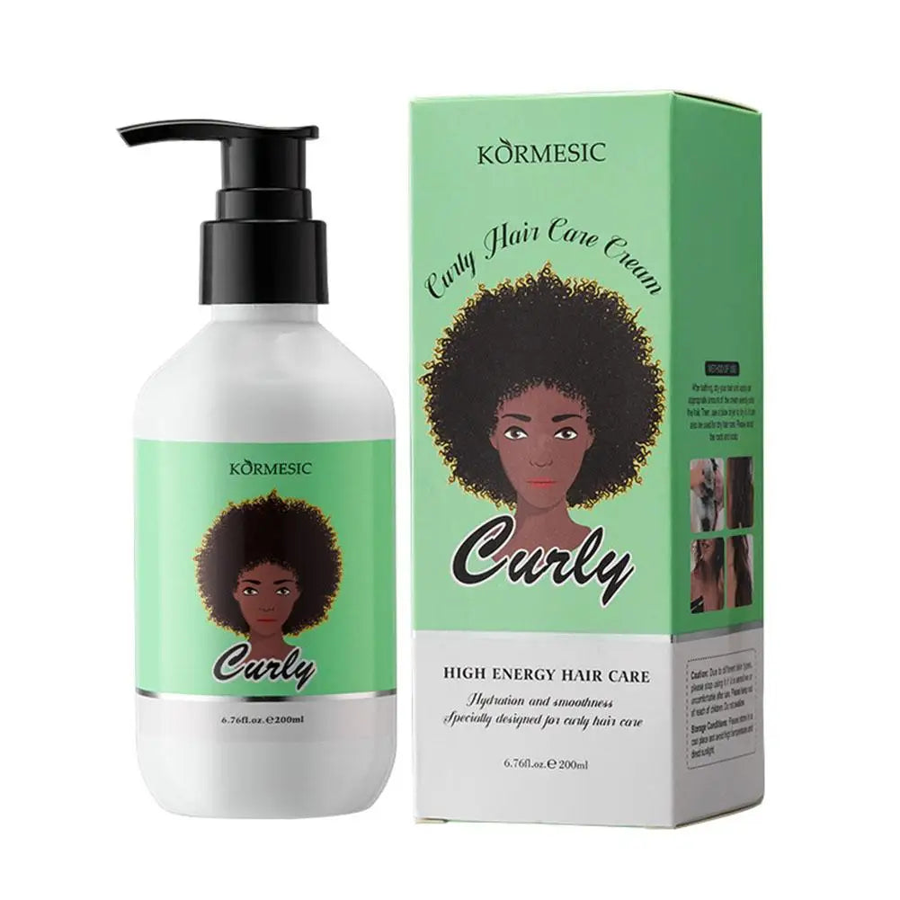 Curly Hair Styling Cream, Moisturizing and Nourishing Hair,Curly Hair Cream,Elasticity Styling Curly Hair Elasticity Conditioner