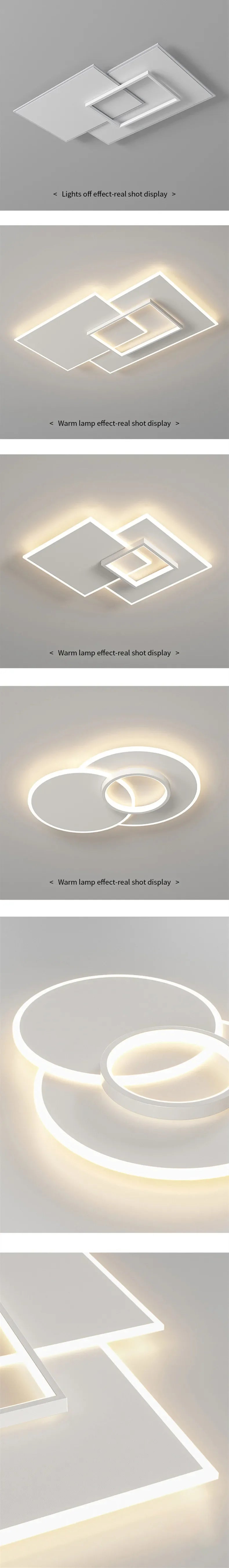 Modern LED Ceiling Chandelier Lamps Home Appliance For Room Decor Pendant Bedroom Lamp Lights Modern  Kitchen Home Decoration