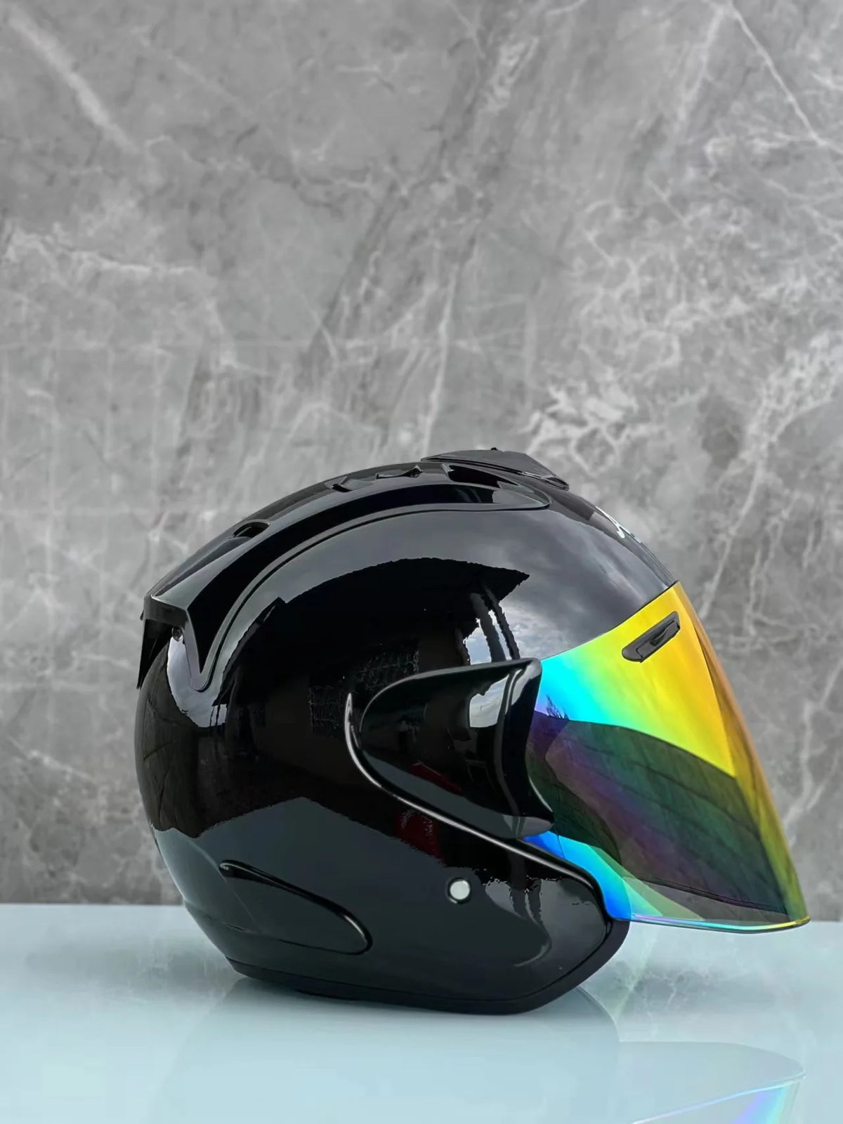 Motorcycle Helmet Open Face 3/4 Helmet Sword Cycling Dirt Racing Motorcycle Men and Women Helmet Capacete