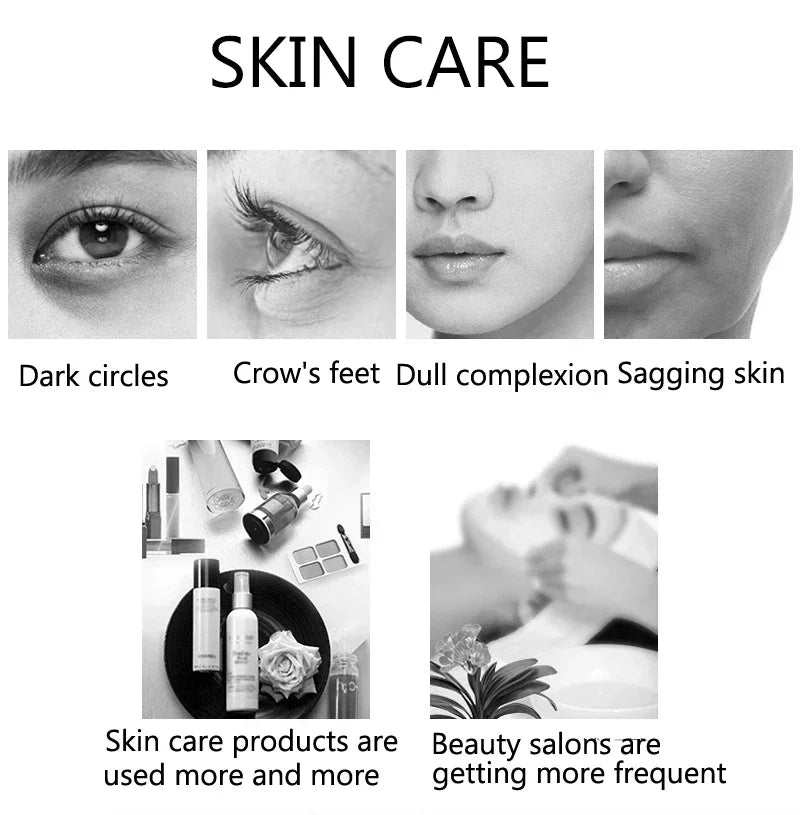 High Frequency Ultrasonic Facial Beauty Device Introducer Anti-aging Machine Cleaner Electric Wrinkle Removal Skin Lift Massager