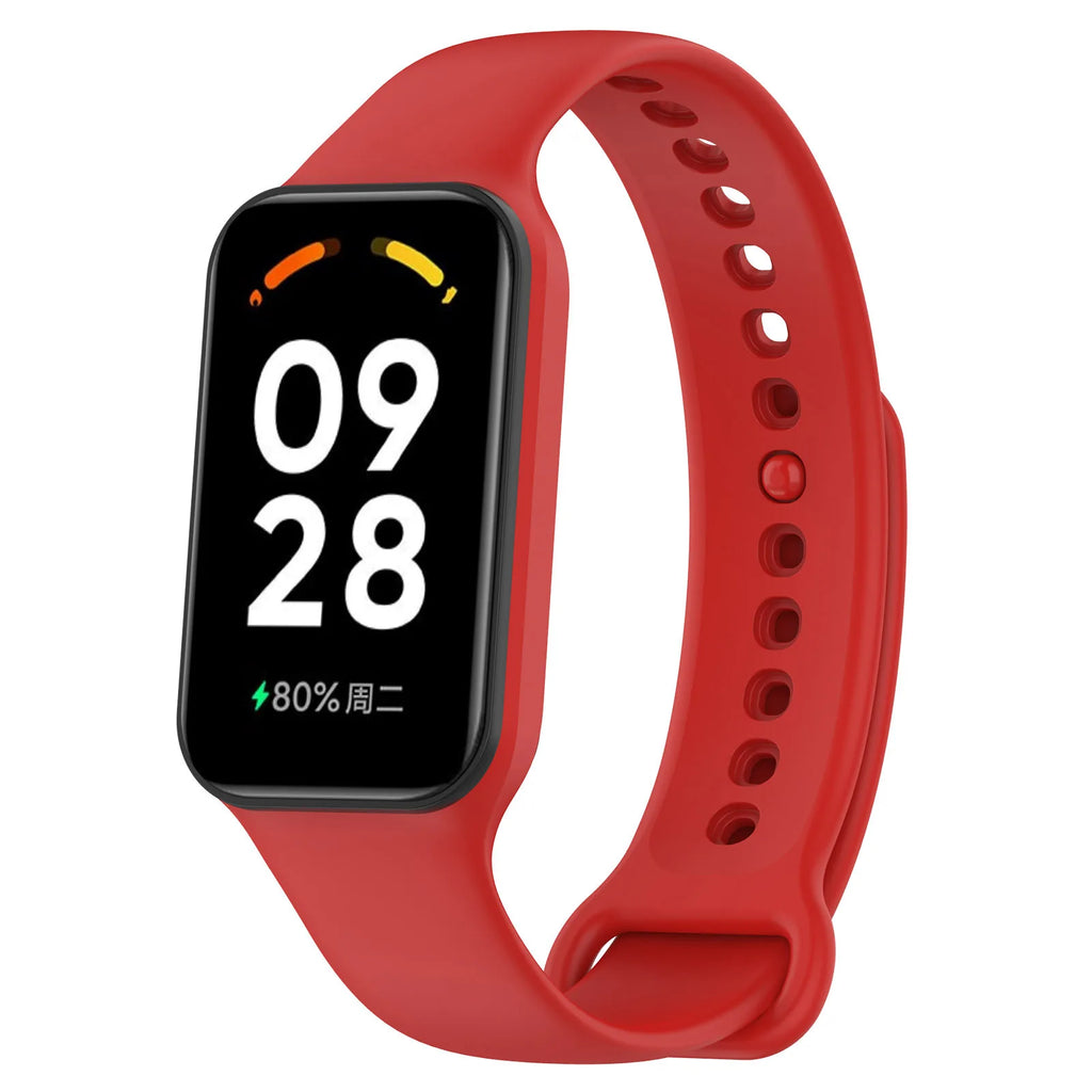 Silicone Strap For Xiaomi Redmi Band 2 Watchband Bracelet Replacement For Xiaomi Band 8 Active Wrist Strap Correa Accessories