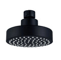 SANIVITAL High Pressure Rain Shower Head 4 Inch Matte Black Bathroom Showerhead G1/2 Universal Shower Head