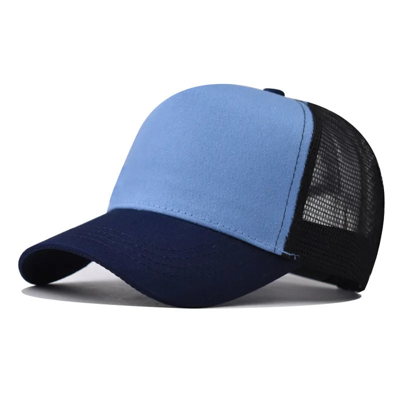 Baseball Cap Adult Net cap Hat Pure color Unisex Summer hat Breathable hat No pattern shade Spring Autumn Cap Hip Hop Fitted Cap