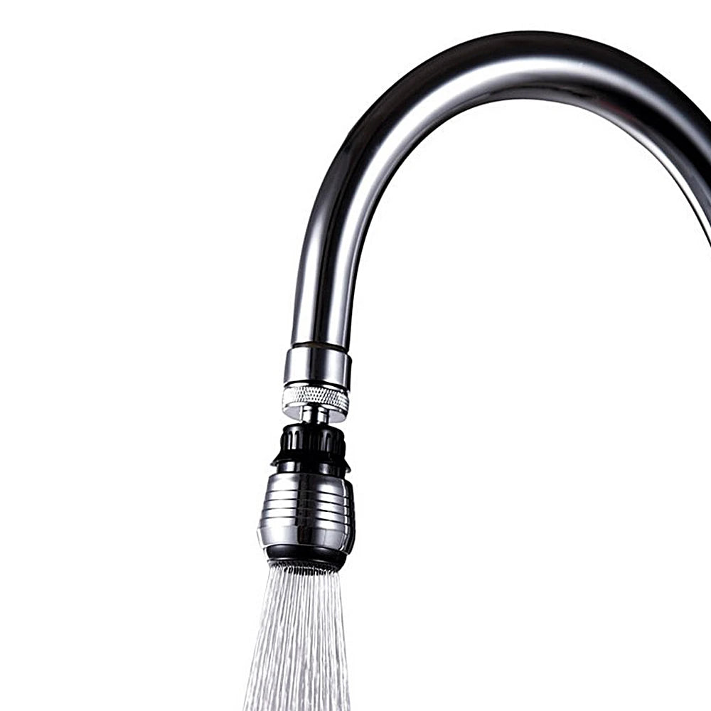 Sink Tap Rotatable Water Bubbler 360 Degree Rotating Water Swivel Faucet Head Aerator for Kitchen