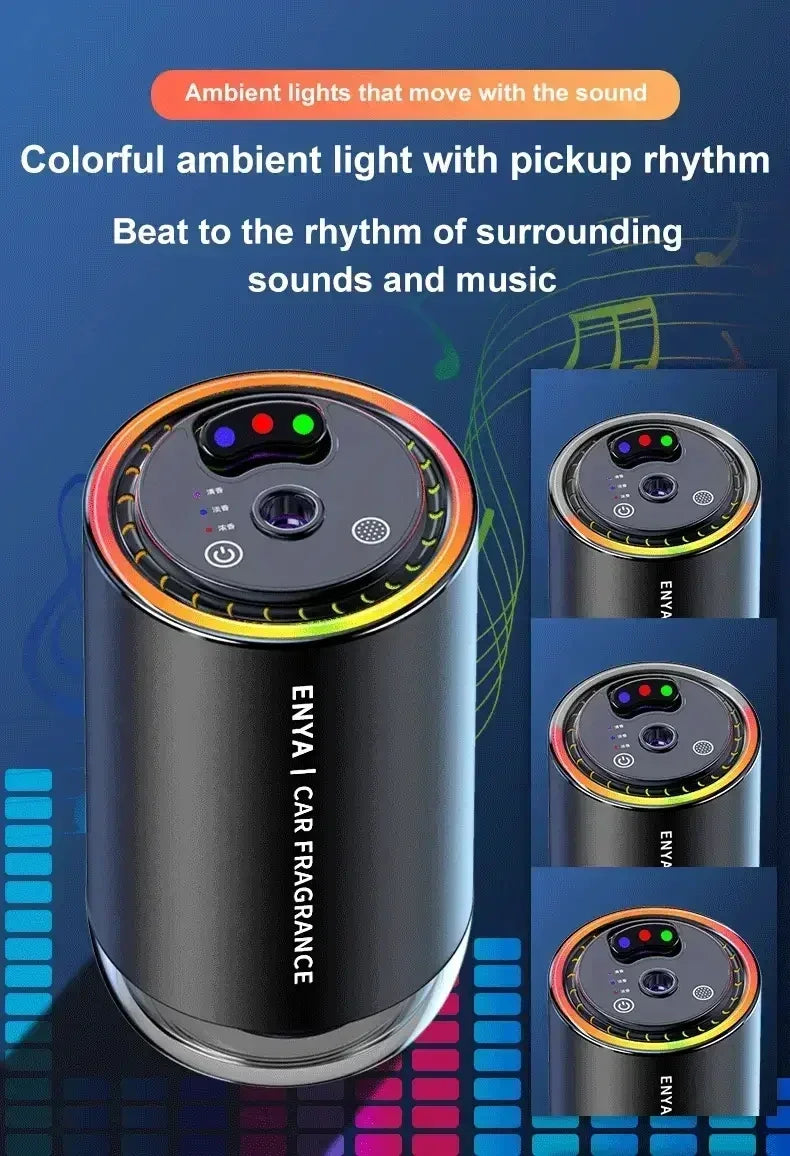 Three-color aromatherapy car long-lasting spray diffusion inside a variety of fragrance pickup atmosphere lamp car full of stars