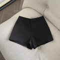 Women's 2026 New Elegant Solid A-Line Wide Leg Shorts Fashion Summer High Waist Korean Pants Casual Office Lady Commute Outfits