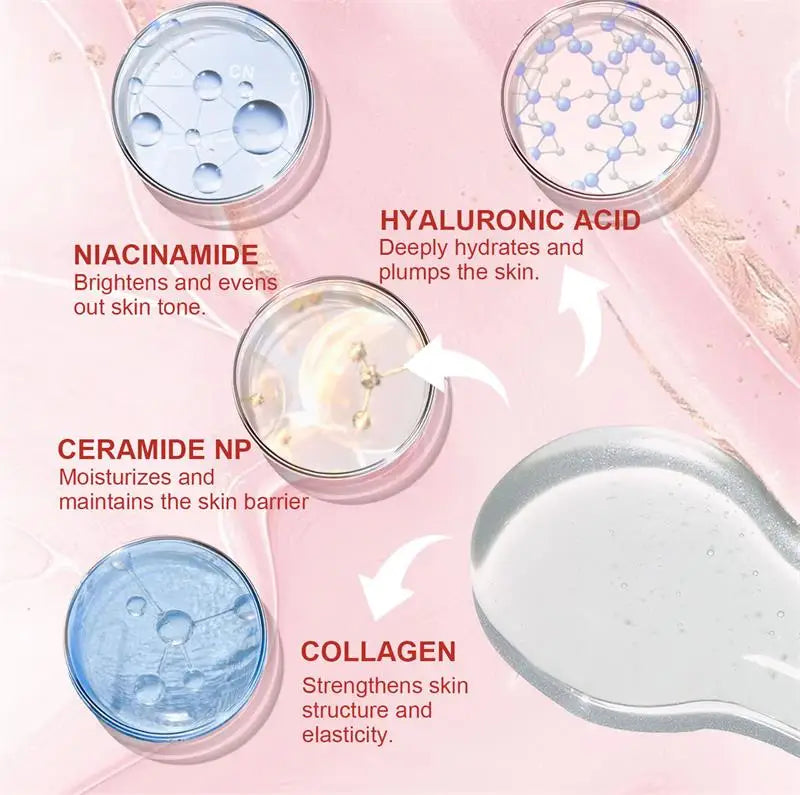 Collagen Overnight Wrapping Peel Off Facial Mask Set Korean Collagen Night Wrapping Mask Deeply Hydrates Night Care Mask Cream