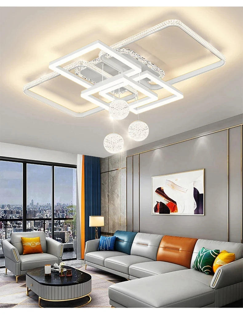 Modern Minimalist Living Room Pendant Light, Atmospheric New Living Room Ceiling Light, Modern Light Luxury Decorative Light