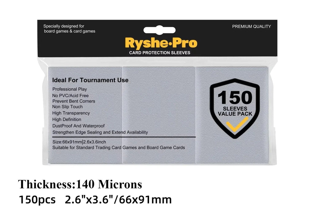 100pcs Trading Card Sleeves Soft Clear Perfect for Double-sleeving and Compatible with Pokemon Mtg Cards Sport Cards