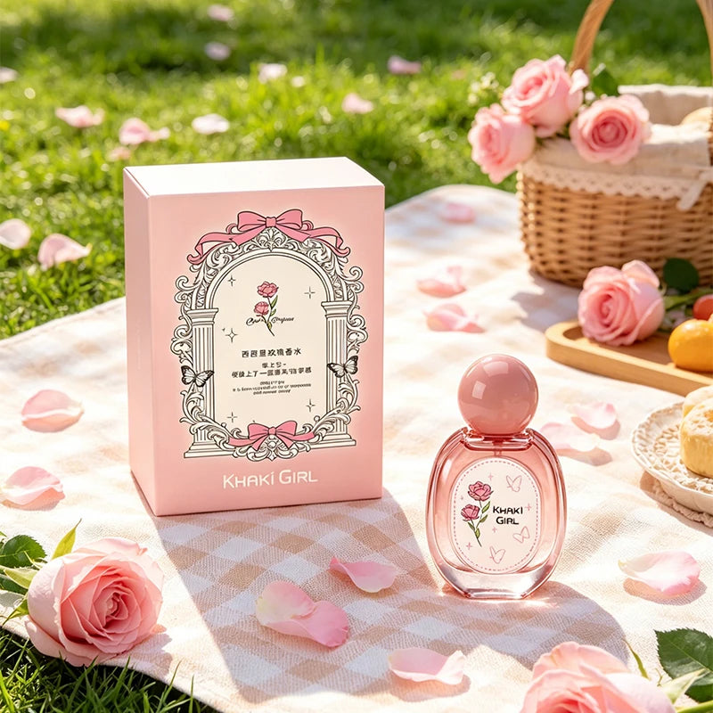 Fresh Rose Fragrance Eau De Toilette Long Lasting Romantic Scent Perfume Elegant Floral Aroma Women Gentle Fragrance Perfume